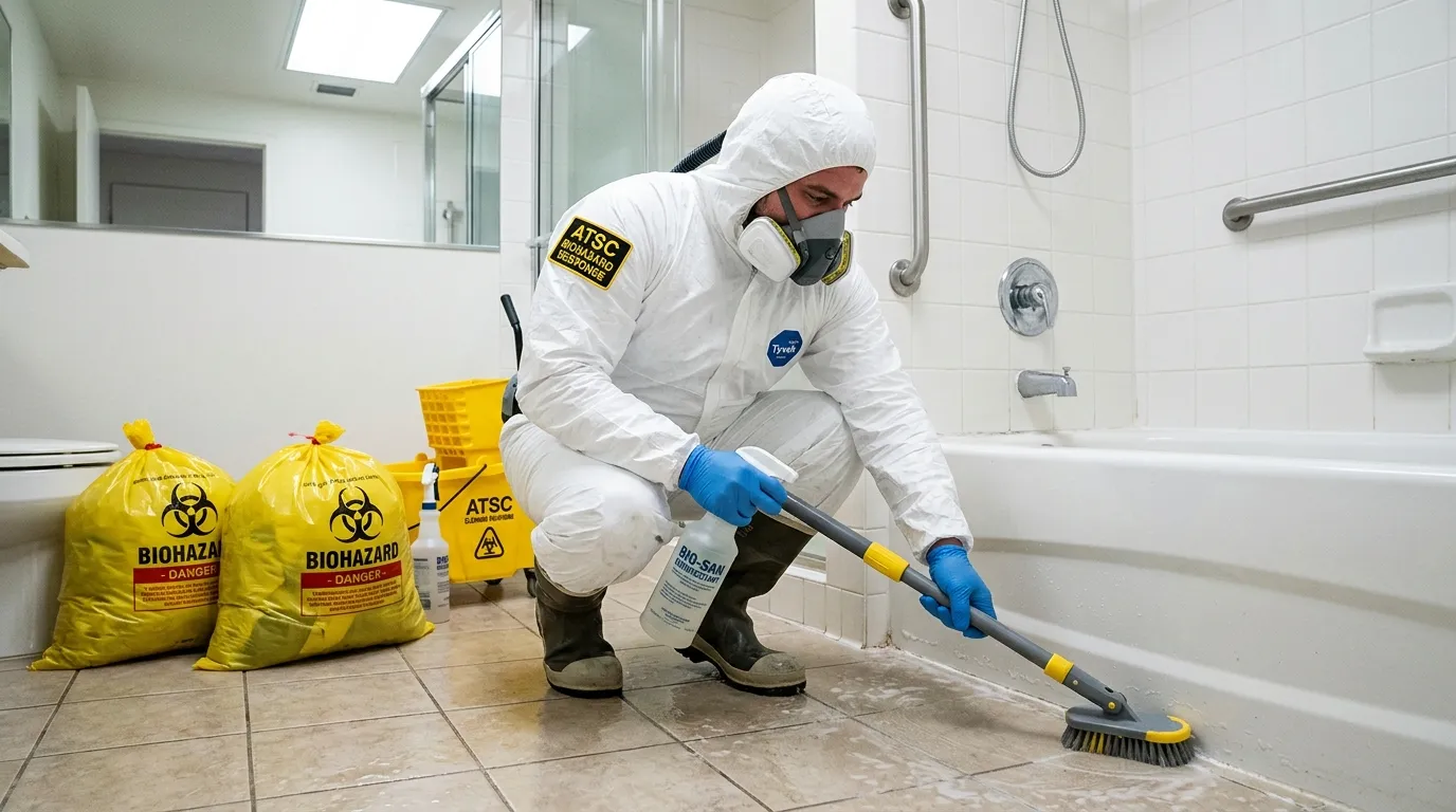Decontamination equipment deployed for Blood Cleanup in Brockport